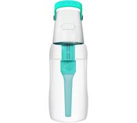 Dafi Gourde Filtrante SOLID, 1 Filtre à Charbon Actif, Turquoise 0,5 L - Sans BPA Bouteille d'eau, Filtre le Chlore et autres contaminants - Gourde Sport, Gourde Paille, Bouteille d'eau de Sport