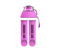 Dafi Lot de 2 filtres + bouchon pour gourde filtrante Soft, Rose - Filtres de remplacement sans BPA, Élimine le goût et l'odeur du chlore - Filtres à charbon