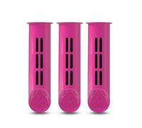 DAFI Lot de 3 filtres convient aux gourdes DAFI Soft et Solid, Rose - Filtres de remplacement sans BPA, Élimine le goût et l'odeur du chlore - Filtres à charbon