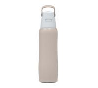 Dafi Solid Steel Gourde Filtrante avec Charbon Actif, en Acier Inoxydable, Cappucciono 800ml - sans BPA, fabriqué dans l'UE Gourde paille - Bouteille Filtrante, Purificateur d eau