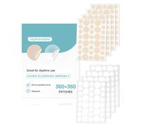 DAFNE 720 Pièces Pimple Patches,Hydrocolloïde Acné Patch,Invisible Naturel Patch Bouton,Patch Bouton Acne,Utilisation de Jour et de Nuit,2 en 1, Avec Huile De Tea Tree Et Acide Salicylique,Style A