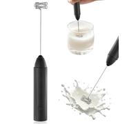 DAFNE Mousseur à Lait électrique, Touilleur Electrique, Mini Fouet en Acier Inoxydable avec couvercle, Moteur Extra Fort et Alimenté pour Café/Café au Lait/Cappuccino/Chocolat Chaud, Style C
