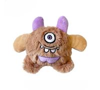 DAFORERAL Jouet à mâcher pour chien avec balle TPR rebondissante intégrée, design monstre en peluche, jouet interactif pour l'intérieur et l'extérieur, pour le nettoyage des dents et les jeux de