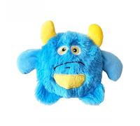 DAFORERAL Jouet à mâcher pour chien avec balle TPR rebondissante intégrée, motif monstre en peluche, jouet interactif pour l'intérieur et l'extérieur, pour nettoyer les dents et renifler, 20 x 8 x 14