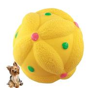 DAFORERAL Jouet couineur pour chien, balle à mâcher en latex pour chiens de petite et moyenne taille, jouet rebondissant durable pour intérieur et extérieur, entraînement interactif, temps de jeu