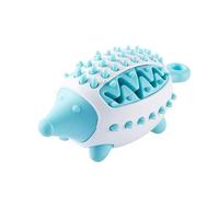 DAFORERAL Jouet distributeur de friandises pour chiens - Puzzle interactif à mâcher et balle de nettoyage des dents - Matériau TPR durable (bleu)