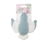 DAFORERAL Jouet en peluche pour chat d'intérieur - Tissu doux semblable à un nuage - Motif animal mignon - Résistant à la mastication - Jouet interactif pour soulager l'ennui (V6)