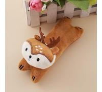 DAFORERAL Jouet pour chat froissé avec herbe à chat, jouet interactif en peluche pour jouer à l'intérieur, conception de posture couchée douce, fournitures pour chat (marron)