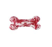 DAFORERAL Os pour chien en caoutchouc naturel avec texture semblable à la viande, bâton à mâcher pour le nettoyage des dents et le dressage, fibre de bambou dégradable, durable pour toutes les races