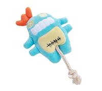 DAFORERAL Sea Monster Jouet en corde de coton pour animal domestique, jouet interactif à tirer et à mâcher pour chiots et petits chiens, jouet doux durable pour chats et chiens, jeu d'intérieur