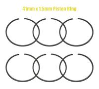 DAFSXZQR 6pcs 41 mm x 1 Anneau de Piston 5 mm Compatible avec 350 351 352 370 371 390 401 420 modèles de tronçonneuse