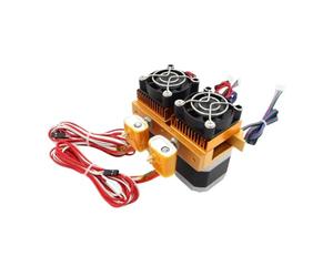 DAFSXZQR Upgrade Maker Bot Mental MK8 Buses à Double tête 12 V Extrudeuse de 0,4 mm Double tête d'impression pour pièces 3D Filaments de 1,75 mm compatibles avec
