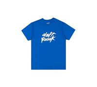 Sony Daft Punk T-Shirt Unisexe DP Retail Logo Classique Bleu Replenishment, Bleu, S