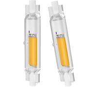 DafuDaGui Ampoules R7S LED 78mm Dimmable, 20W Équivalent 200W Ampoule Halogene R7s 78mm, Blanc Froid 6000K 2000LM, Sans Scintillement CRI>90, 360° AC220-240V, Lot de 2