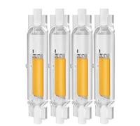 DafuDaGui Ampoules R7S LED 78mm Dimmable, 20W Équivalent 200W Ampoule Halogene R7s 78mm, Blanc Naturel 4000K 2000LM, Sans Scintillement CRI>90, 360° AC220-240V, Lot de 4