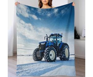 DAFUfbw FT Tracteur Couverture Plaid Polaire Flanelle 60x80inch(150x200cm) - Jeté De Canapé Polaire - Couverture Johndeer Lit 1/2 Personnes Epaisse Douce Et Chaude