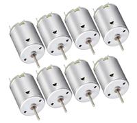 DaFuRui Lot de 8 moteurs CC 3 V-12 V 280 Micro moteur 42 x 24 mm pour bateau RC jouets DIY