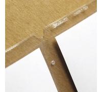 DAG Style - Lot de 10 inserts pour protège-menu CLUB HORIZONTAL - Transparent - 21 cm x 21 cm