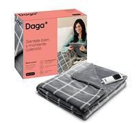 DAGA Couverture de canapé électrique relaxante Douce, Technologie Intellisense, Tissu Ultra-Doux, Multi-minuteur, 6 Niveaux de température, 150 x 95 cm