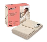 Daga Couverture Thermique électrique pour canapé Relax Douce Chic, Technologie de Chauffage Intellisense, Tissu Doux Chic, Effet Fourrure et Velours, 6 Niveaux de température, 160 x 120 cm