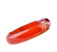 d'agate Rouge, Beau de Jade Femelle en Boucle Vivante, Artisanale, Bijoux Cadeau Chanceux 56 mm-58 mm