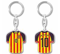 daged Porte-clés maillot Baléares Espagne - Revêtement en résine - Effet 3D + autocollant - Fonctionnalité pratique - TR, multicolore, 90 mm