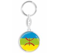 daged RD Porte-clés Berber en métal effet 3D + autocollant, multicolore, 33mm