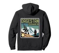 Dagestan Power, Dagestan Map, Dagestan Flag, Dagestan Sweat à Capuche