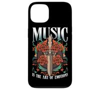 Dagger Art Vinyl Music Tattoo Dagger Symbolism Coque pour iPhone 13