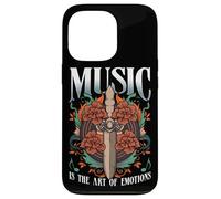 Dagger Art Vinyl Music Tattoo Dagger Symbolism Coque pour iPhone 13 Pro