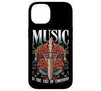 Dagger Art Vinyl Music Tattoo Dagger Symbolism Coque pour iPhone 14