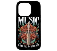 Dagger Art Vinyl Music Tattoo Dagger Symbolism Coque pour iPhone 15 Pro