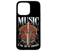 Dagger Art Vinyl Music Tattoo Dagger Symbolism Coque pour iPhone 15 Pro Max