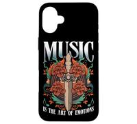 Dagger Art Vinyl Music Tattoo Dagger Symbolism Coque pour iPhone 16 Plus