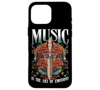 Dagger Art Vinyl Music Tattoo Dagger Symbolism Coque pour iPhone 16 Pro Max