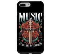 Dagger Art Vinyl Music Tattoo Dagger Symbolism Coque pour iPhone 7 Plus/8 Plus