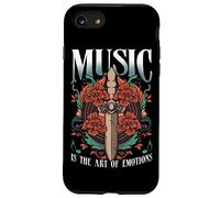 Dagger Art Vinyl Music Tattoo Dagger Symbolism Coque pour iPhone SE (2020) / 7/8