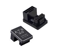 DAGIJIRD ATX3.0 12VHPWR 180 Connecteur tournant coudé 16P vers 16P GPU Adaptateur d'alimentation 600 W pour carte graphique GPU RTX 3090Ti 4070Ti 4080 4090