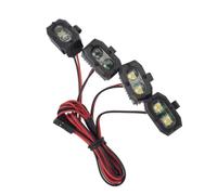 DAGIJIRD Kit d'éclairage LED blanc brillant RC Crawler 5-8 V avec supports réglables pour Traxxas TRX4 TRX6 SCX10 II GEN8
