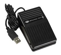 DAGIJIRD Pédales multiples améliorées USB à pédale unique contrôle un programme clé pour ordinateur, clavier, souris, jeu d'action