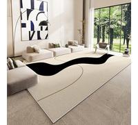 DAGIN Tapis Moderne à Blocs français pour Salon, Chambre à Coucher, Cuisine, entrée, Envers antidérapant, ne perd Pas Ses Poils, Tapis Doux et lavables (Color : C, Size : 80x200cm)