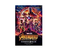 dagjcinw Poster du film Avengers Infinity War sur toile pour décoration de chambre à coucher, bureau, chambre, cadeau (50 x 75 cm)