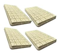 DAGLLGEW 200 pièces Cubes de Laine de Roche 1 Pouce Cubes Plantation Laine Roche Jardin avec Trous pour la Culture hydroponique, la Germination des graines et la Culture Hors Sol des dosettes