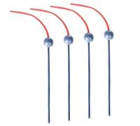 DAGLLGEW 4 pièces Jouets de Remplacement de Baguette Chat pour Jouet Chaton motorisé interactif, Recharge Jouet Baguette Chat en Plastique Jeu et d'exercice Chaton d'intérieur j