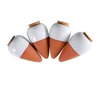 DAGLLGEW 4 pièces Pointes d'arrosage Automatique 11oz Pointes d'arrosage en Terre Cuite dispositifs ' de Plantes à libération Lente pour Insertion de jardinière Automatique en Terre Cuite intérieure