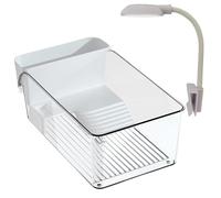 DAGLLGEW Aquarium, kit Complet d'habitat pour Tortues avec Zone Multifonction et Filtre à Eau pour Tortues et Animaux Aquatiques Aquarium Tortue Poisson