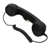 DAGLLGEW Combiné téléphonique rétro, combiné de Type C pour téléphone Portable, récepteur de poignée Fixe pour vidéoconférences Mobiles, appels, réunions,