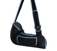 DAGLLGEW Écharpe de bras gauche/droite ergonomique réglable en maille avec support de poche pour téléphone pour hommes et femmes, bras pour blessure au coude, immobilisation d'épaule pour blessure