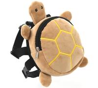 DAGLLGEW Harnais pour Chien en Forme de Tortue, Respirant et réglable, avec Fermeture éclair, 20 x 18 cm, pour Chiots et Chats, Jaune Clair