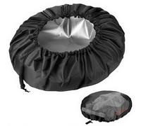 DAGLLGEW Housse de Protection pour Tondeuse à Gazon, résistante aux intempéries, Rangement pour Robot Tondeuse à Gazon avec Cordon de Serrage pour Garage intérieur et extérieur, 44, 5 x 39, 4 Pouces